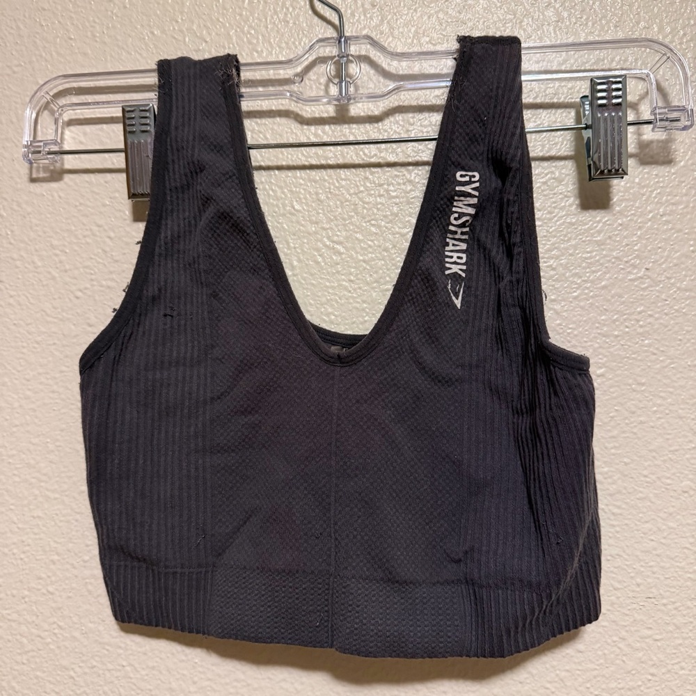 Gymshark dark gray Sports Bra
